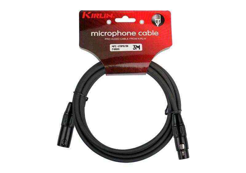 Kirlin Cable MPC-470PB 3 MT Mikrofon Kablosu