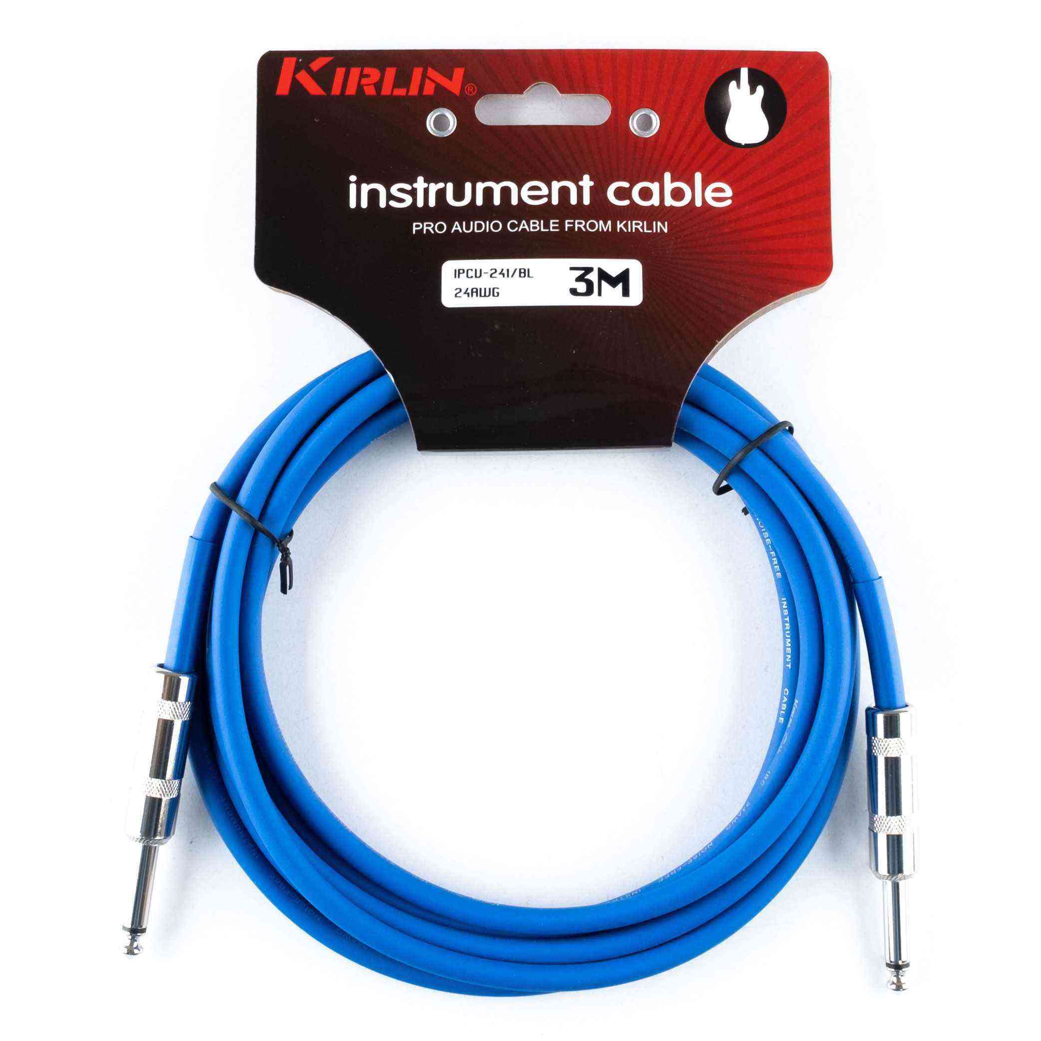 Kirlin Cable IPCV-241BL 3MT Enstruman Kablosu - Mavi